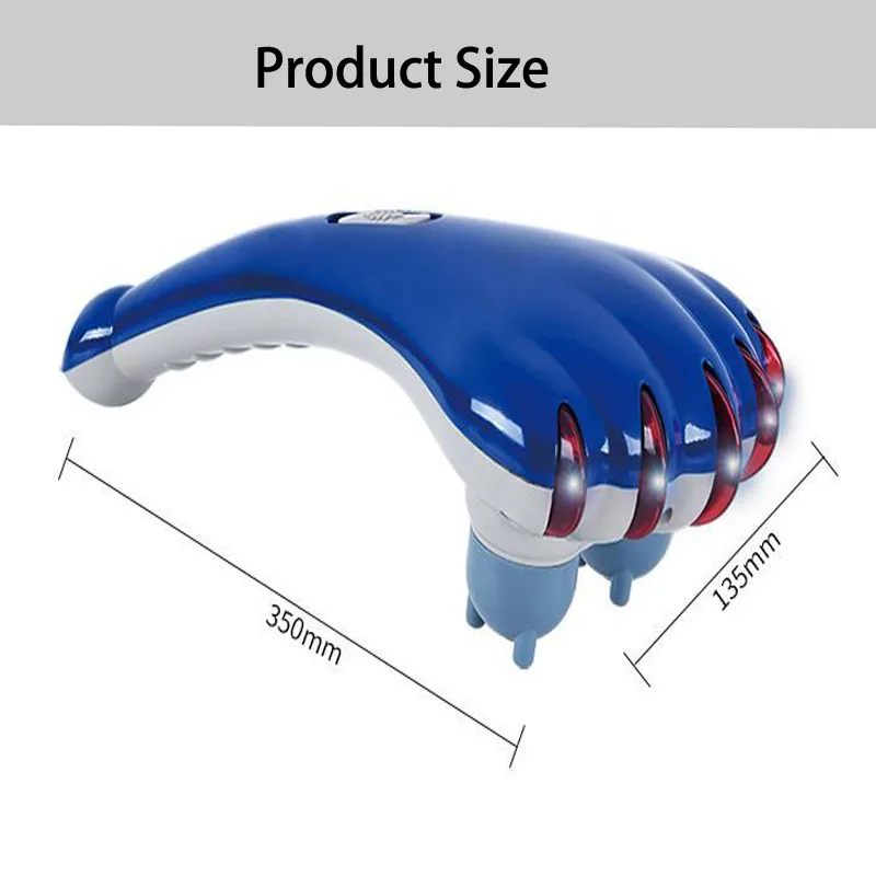 Перезаряжаемый ручной глубокий тканевый Массажер для мышц спины голени