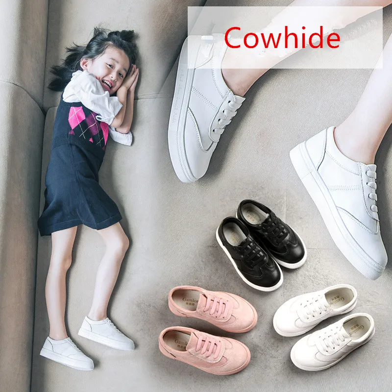 Gamlon/Детская спортивная обувь из натуральной кожи с дышащей сеткой для мальчиков