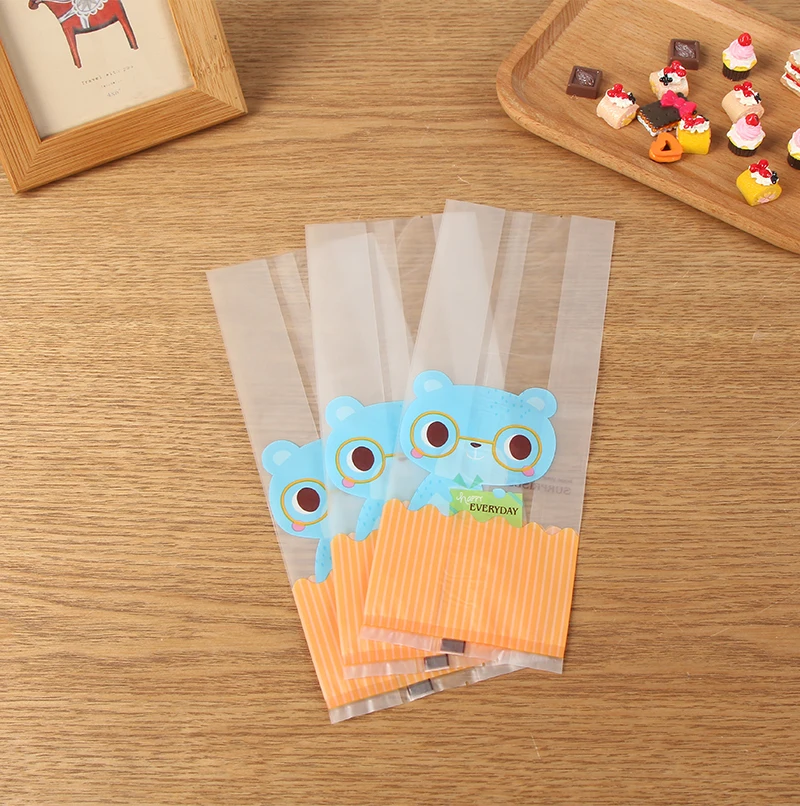 12 шт. милая упаковка для печенья вечеринок самоклеящаяся Подарочная коробка с