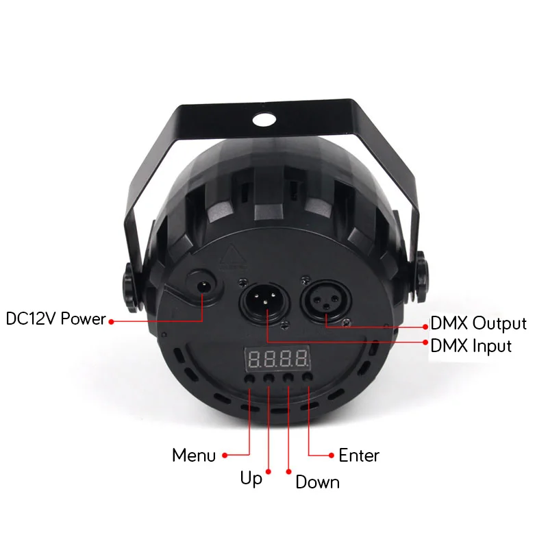 RGBW Led Par Дискотека стробоскоп DMX Вечеринка звуковые огни музыкальный центр