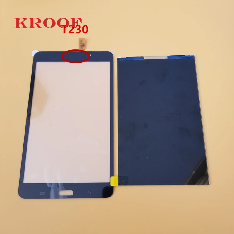 Для samsung Galaxy Tab 4 7 0 T230 T231 сенсорный экран дигитайзер стекло + ЖК дисплей панель