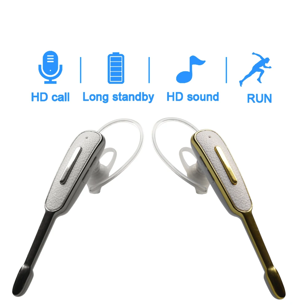 Новинка 2019 стильные деловые беспроводные Bluetooth наушники для мужчин и женщин