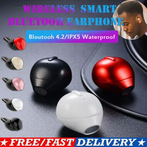 Мини один беспроводной Bluetooth 4 2 наушники Водонепроницаемая гарнитура бас стерео