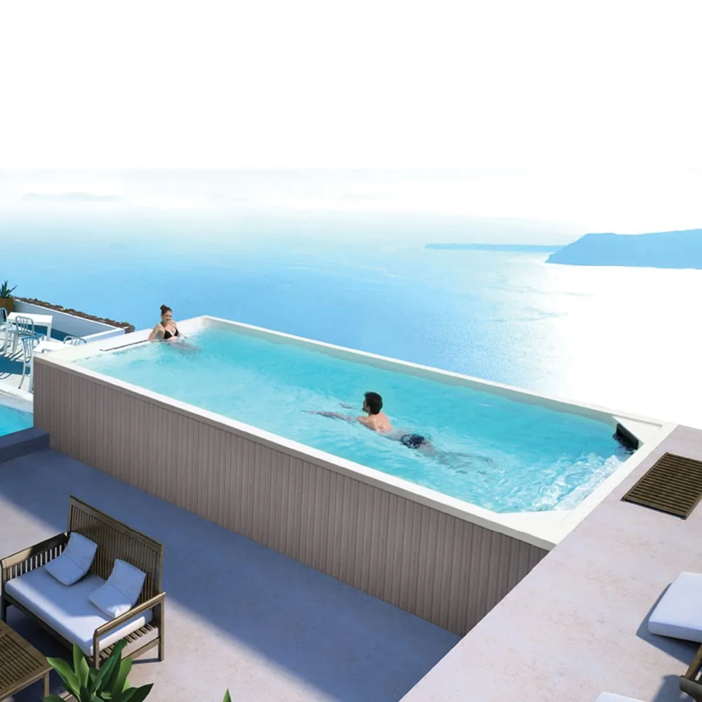 Приморский частный массаж цельная модель безграничный плавательный бесконечный