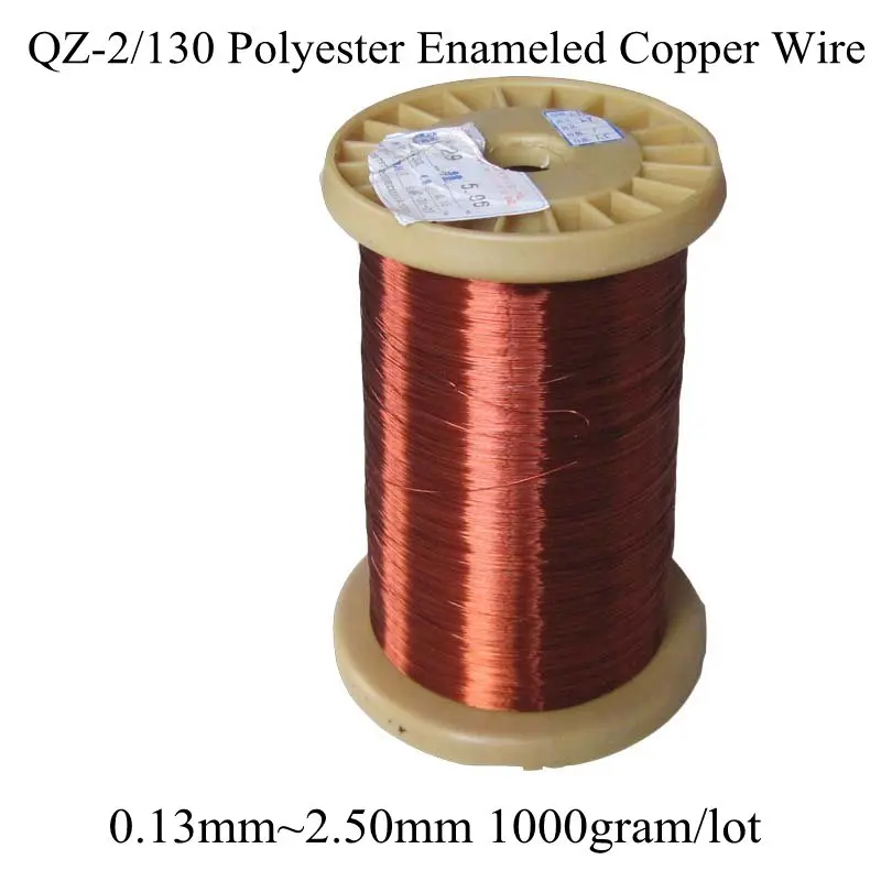

0.13MM~2.50MM Many Size 1000gram/roll Polyester Enameled Copper wire Magnetic Coil Winding QZ-2/130 Red Magnet Wire