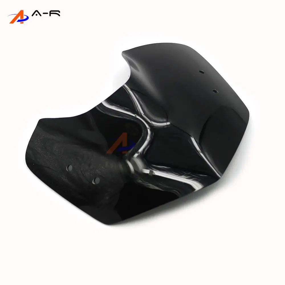 Ветровое стекло на лобовое для BMW K1200R 2005 - 2008 / K1300R 2009 2015 черное ветрозащитное