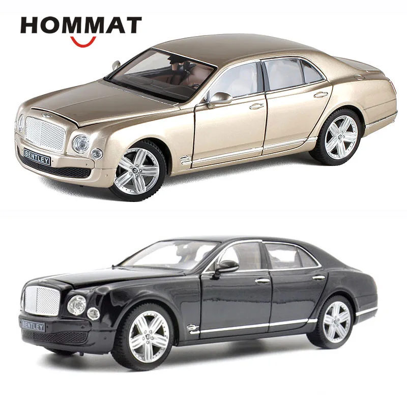 HOMMAT Simulation1/18 Mulsanne люкс Сплав 1:18 литья под давлением модели автомобиля Коллекция игрушечных автомобилей модель украшения подарок для детей