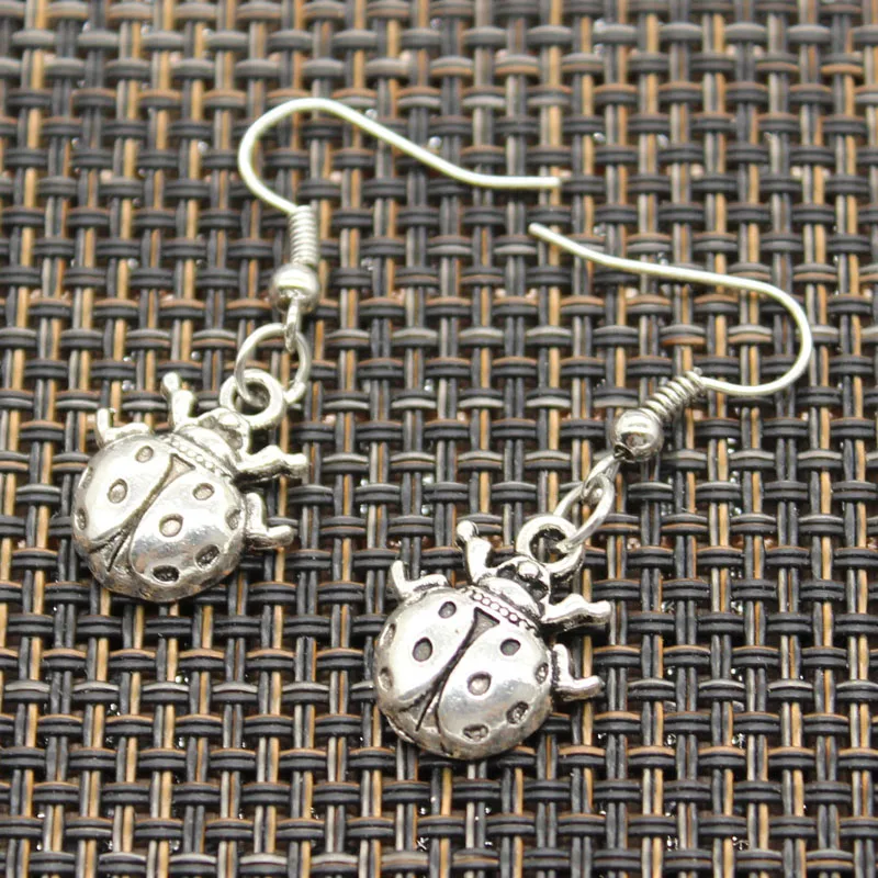 Серьги-подвески божья коровка для женщин | Украшения и аксессуары