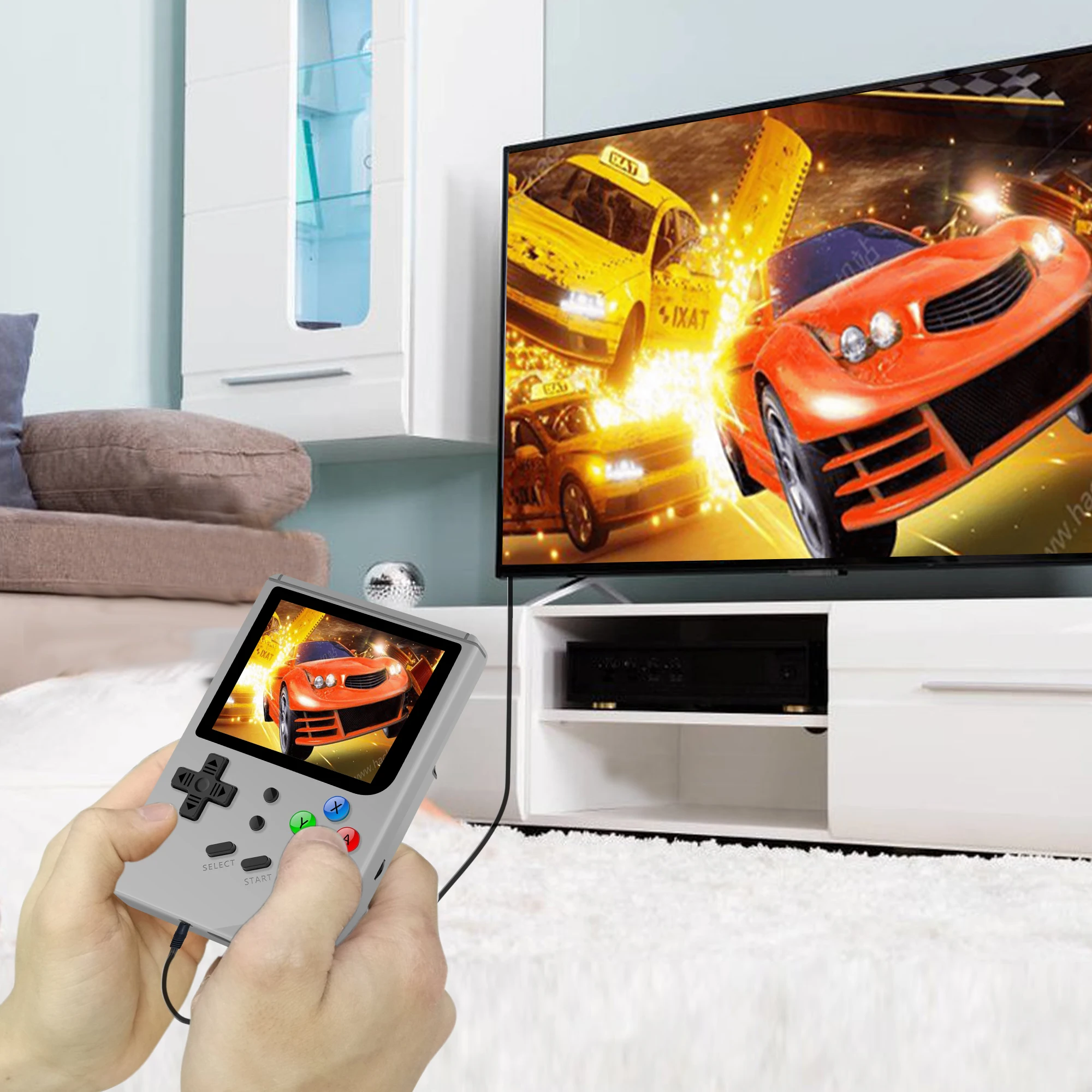 Портативный RG 300 видеоигры Consola 3000 Ретро игры PS1/CPS1/FC Ретро игры 300 бесплатно 32G TF карта Tony система Handhe