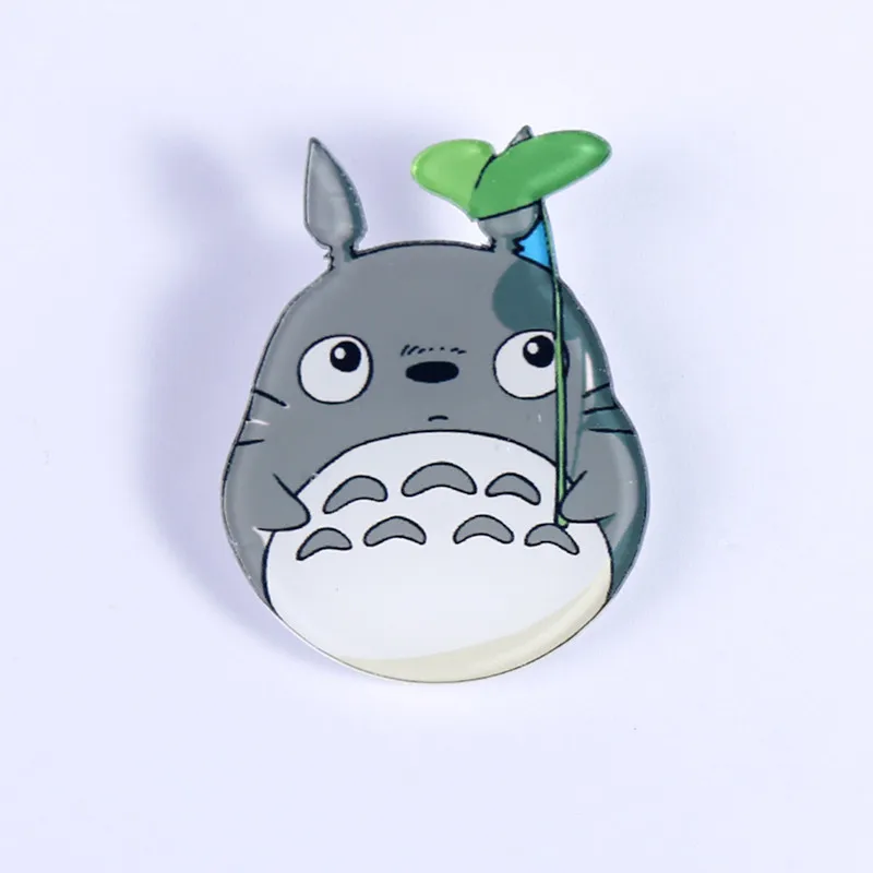 Nengdou Y24 totoro значки японского аниме иконы мультфильм мужская брошь на рюкзаке акриловые значки, чтобы пройти значок кошки для детей - Цвет: Y24-5