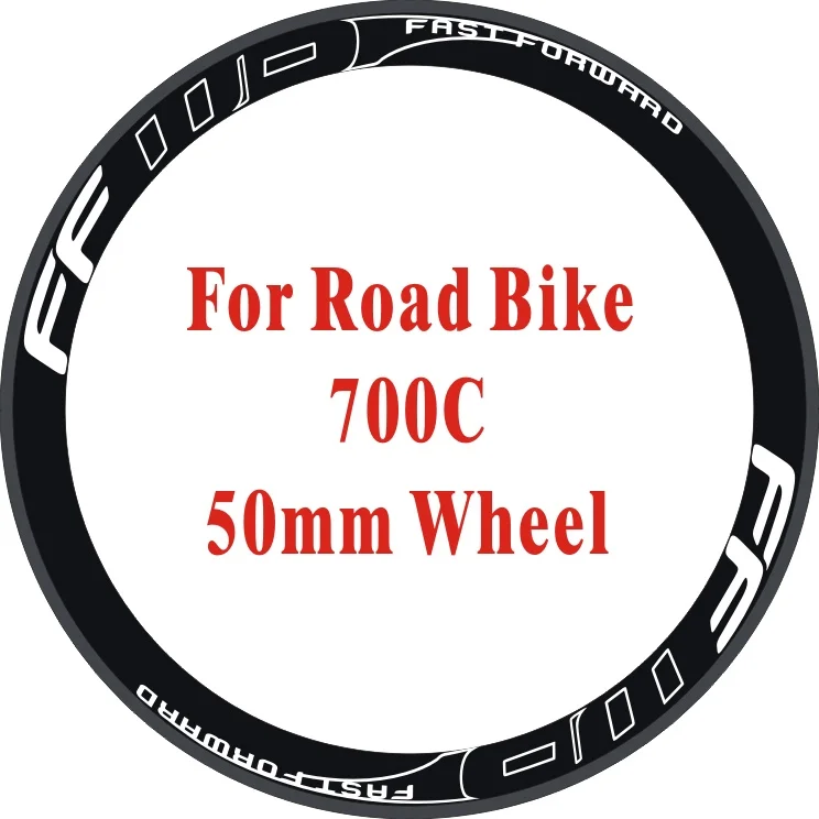 50mm wheel Контур FFWD 8 фото обод колеса наклейки дорожный велосипед обод колеса Vinlys наклейки - Цвет: 50mm wheel