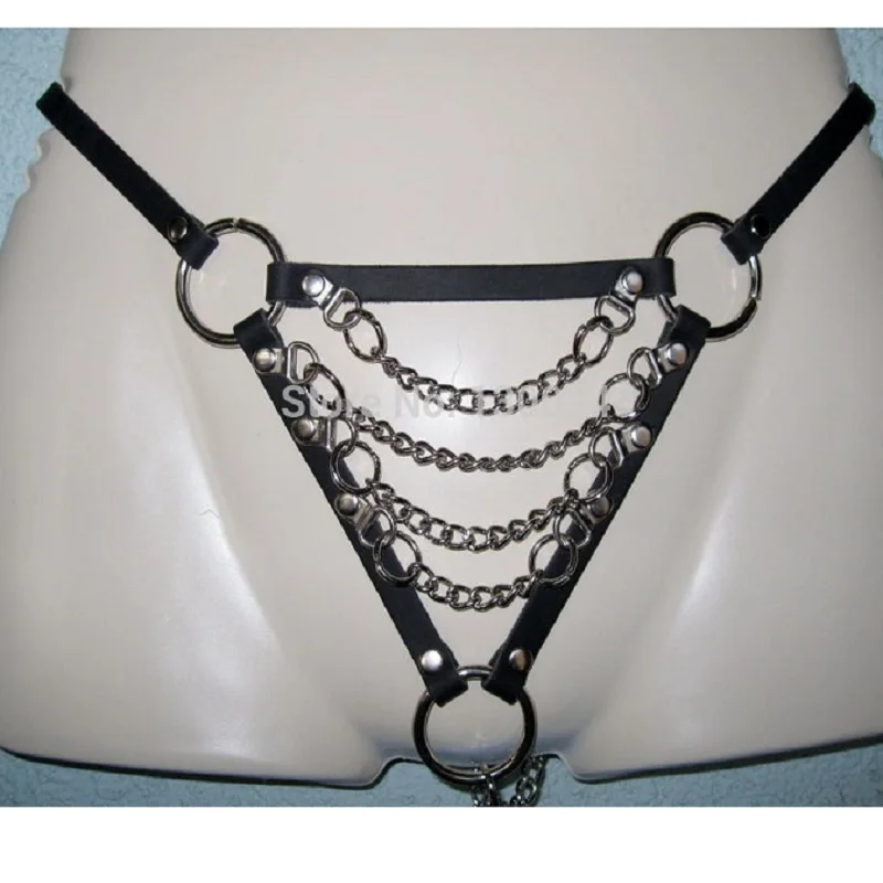 Женский сексуальный кожаный ремень Harajuku с заклепками и ремнями