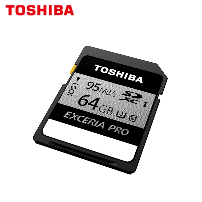 Оригинал TOSHIBA 128 Гб 64 ГБ 32 N401 sd-карта EXCERIA PRO C10 UHS-I U3 SDHC SDXC Carte SD карта памяти макс. 95