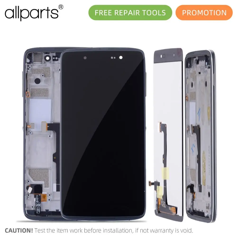 Дисплей для Alcatel Idol 4 OT6055 6055P 6055K LCD в сборе с тачскрином на рамке Оригинал