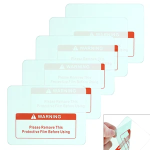 Прозрачная запасная Защитная крышка для сварочного экрана, защитная пластина для сварочного шлема, 5 шт.лот