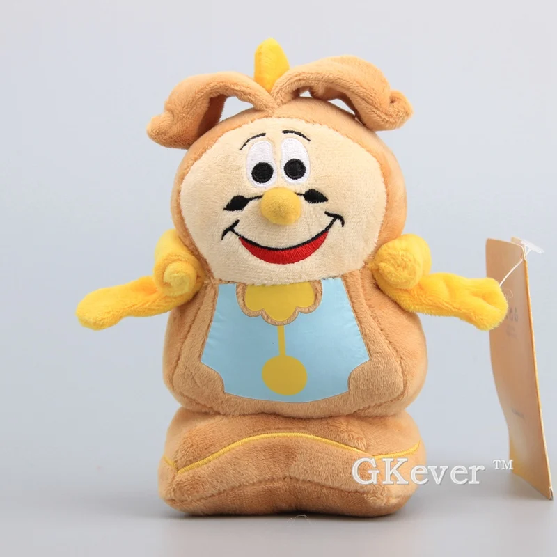 Красавица и Чудовище Cogsworth the Clock плюшевые куклы милые мини мягкие игрушки 18 см детский подарок