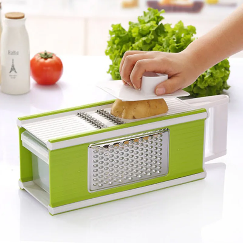 4 стороны многофункциональная мандолина механический нож для резки ломтиками