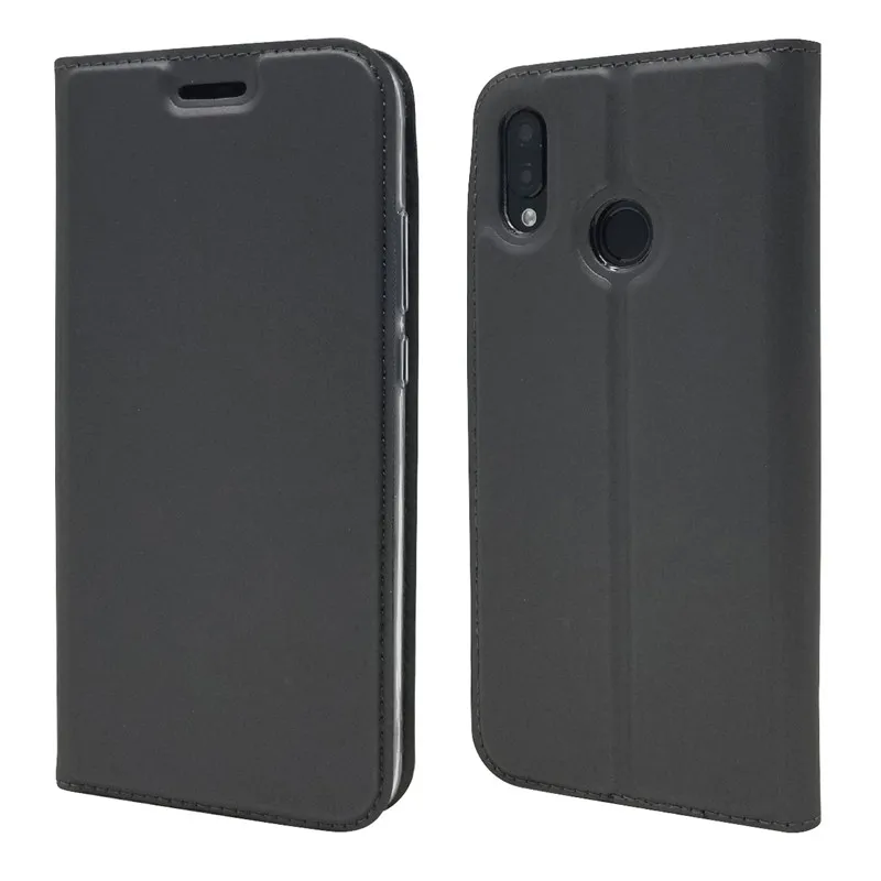 Кожаный флип чехол PDGB для Huawei Y6 Pro 2017 Y5 Y7 Prime 2018 Y9 2019 P Smart Plus роскошный книжка