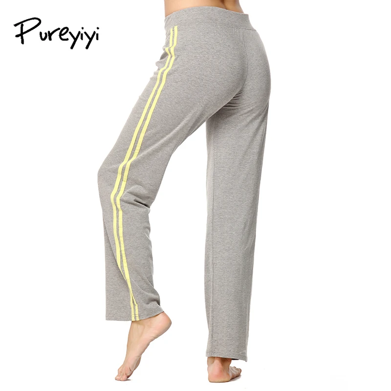 PureYiYi женские спортивные штаны для фитнеса тренировочные мешковатые брюки бега