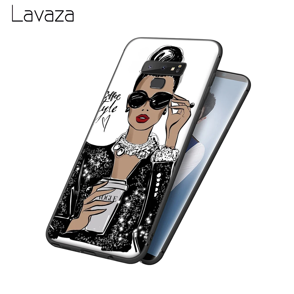 Lavaza VOGUE Queen Princess Girl Soft Case for Galaxy A3 A5 2016 2017 A6 plus A7 A8 A9 J6 2018 A10 30 40 50 70 |