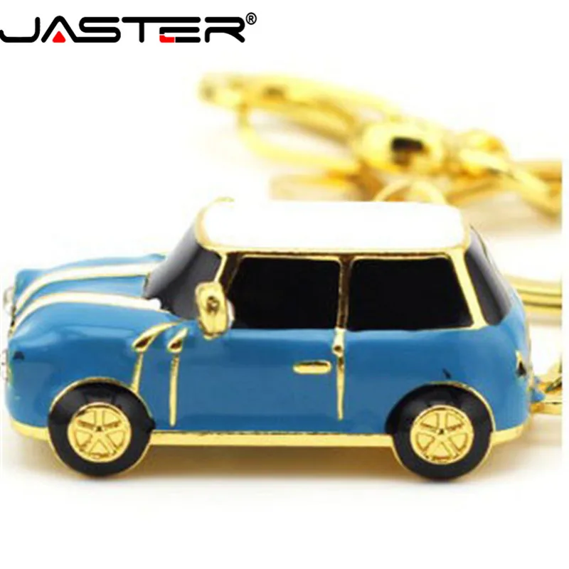 JASTER Мини Авто USB флэш-накопитель хрустальные автомобили ручка-накопитель особенно милые подарочные флэш-накопители 8 ГБ/16 ГБ/32 ГБ/4 Гб карта памяти