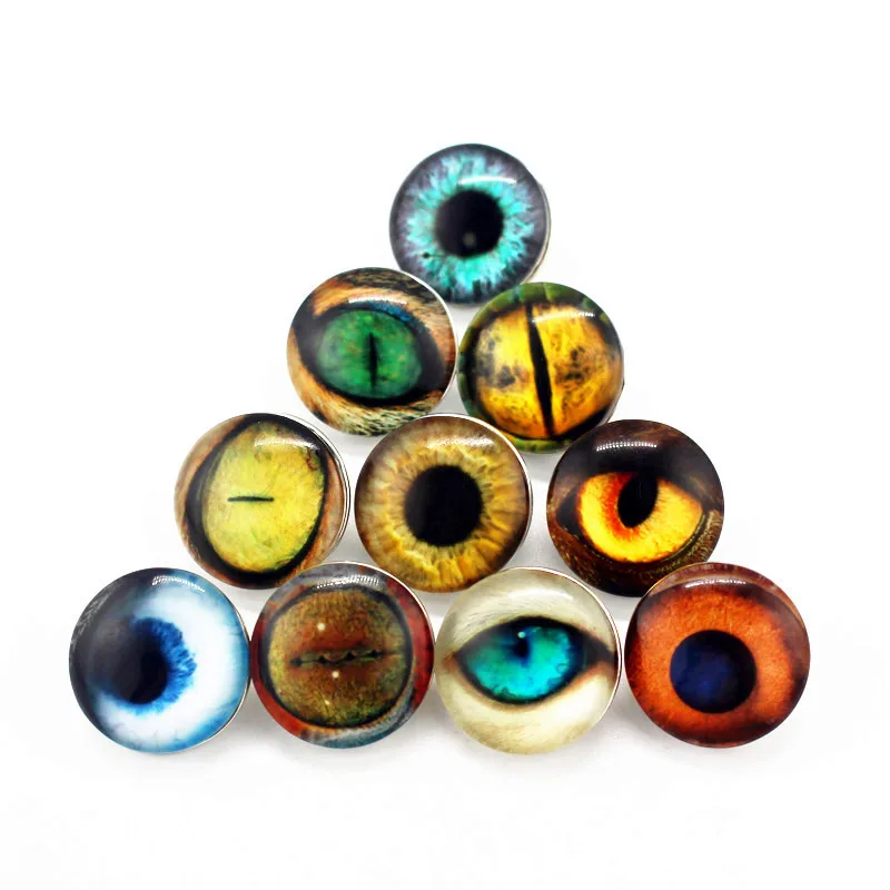 Новый продукт 10 шт./лот/Партия красная собака олень стеклянная пуговица 18 мм