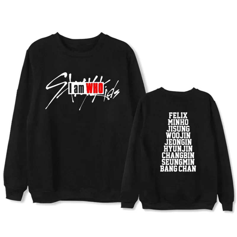 Mainlead KPOP StrayKids FELIX свитер сынгмин пуловер I AM WHO JEONGIN MINHO|Женские толстовки и
