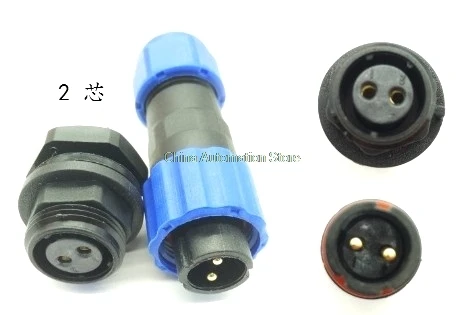 16 мм 2PIN водонепроницаемый авиационный Разъем Кабельный разъем IP68 SD16 2|connector ip68|2pin