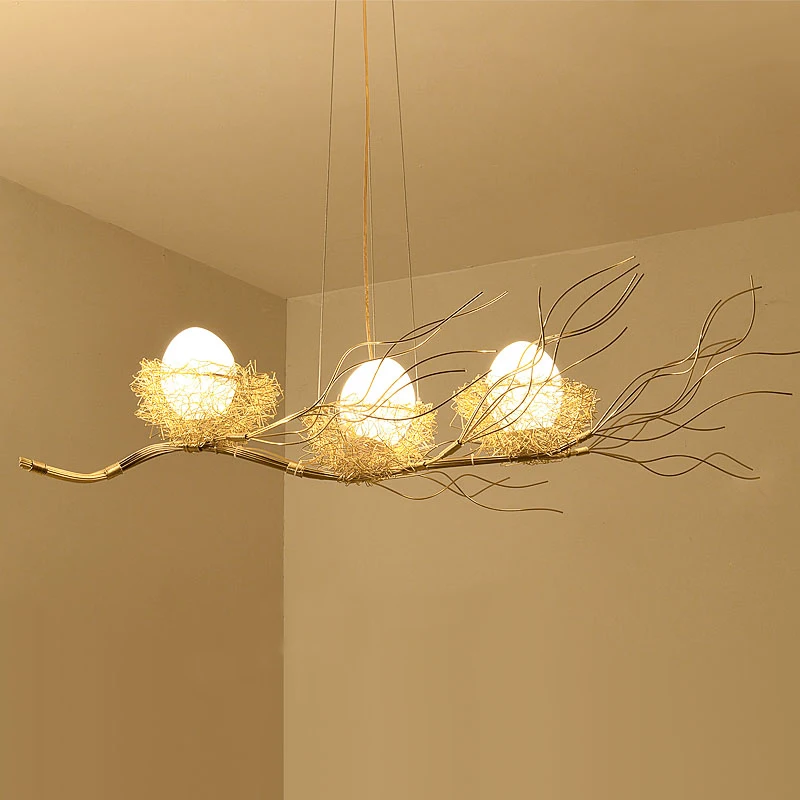 Скандинавское Птичье гнездо идея hanglamp подвесные светильники лампы светодиодные