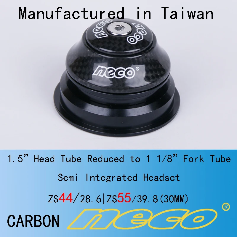 Велосипедная гарнитура из углеродного волокна для шоссейного велосипеда Merida 44-55