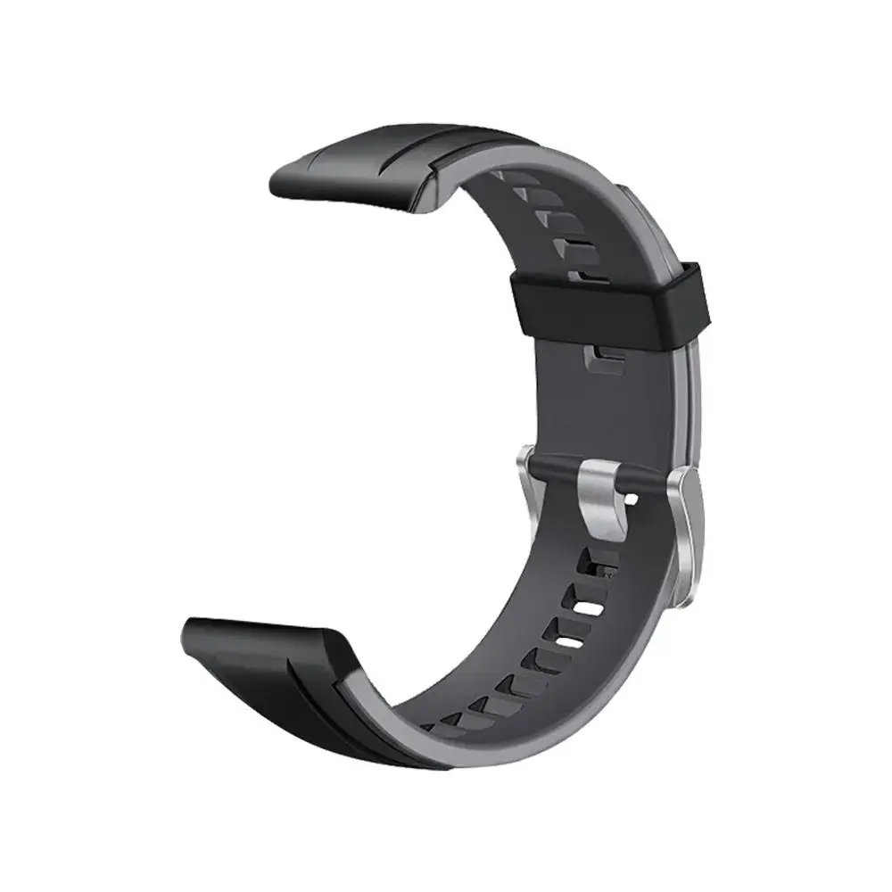 Серый Сменный силиконовый ремешок для наручных часов для huawei Watch GT/GT Active 46 мм/Honor Magic Band Smartwatch ремешок для наручных часов - Цвет: Серый