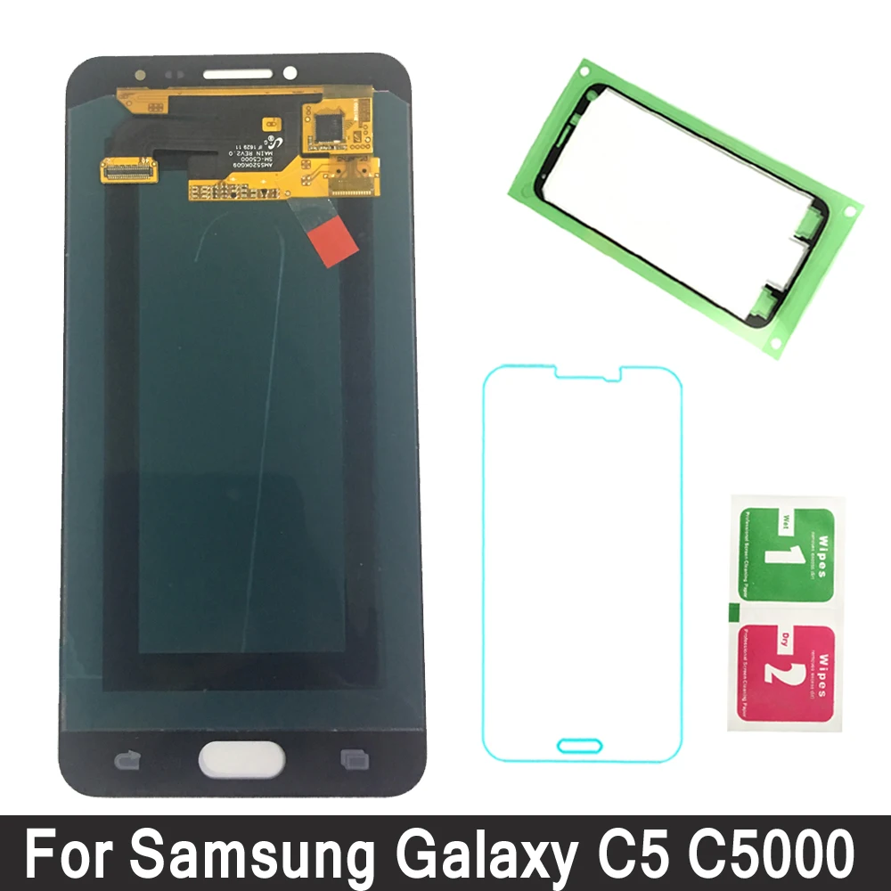 Супер AMOLED для Samsung Galaxy C5 C5000 ЖК дисплей кодирующий преобразователь сенсорного