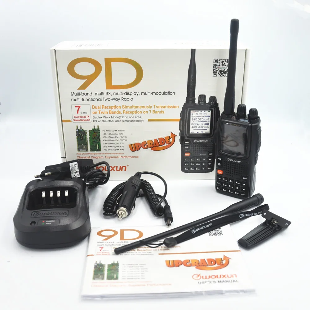 Хорошее качество Wouxun KG UV9D plus двухстороннее радио UV 144 146/430 440MHz Mulit Band Receive Walkie Talkie