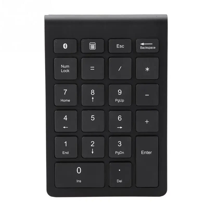 Черный 22 клавиши мини Numpad беспроводной Bluetooth цифровая клавиатура для Apple