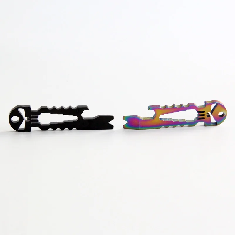 Multifunction Pocket Tool EDC Mini Pry Bar Crowbar Bottle Opener Wrench Outdoor Skeleton Cool Key for Hiking Camping Hunting | Спорт и