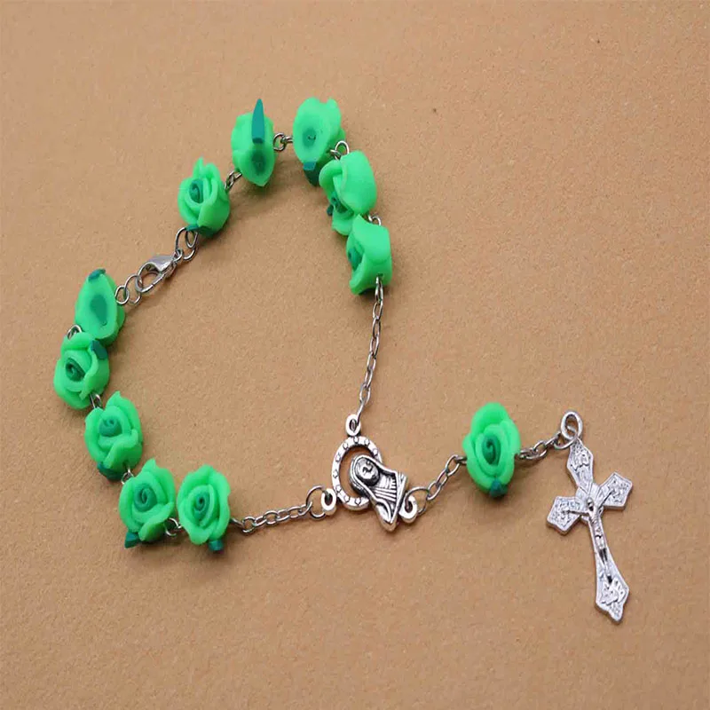 Модные мягкие керамические бусины ручной работы браслет из бисера и четки Дева