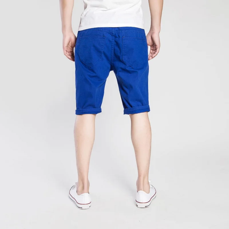 MJARTORIA Summer New Men's Stretch Short Jeans Fashion Casual Slim Fit High Quality Elastic Denim Shorts Male Brand Clothes