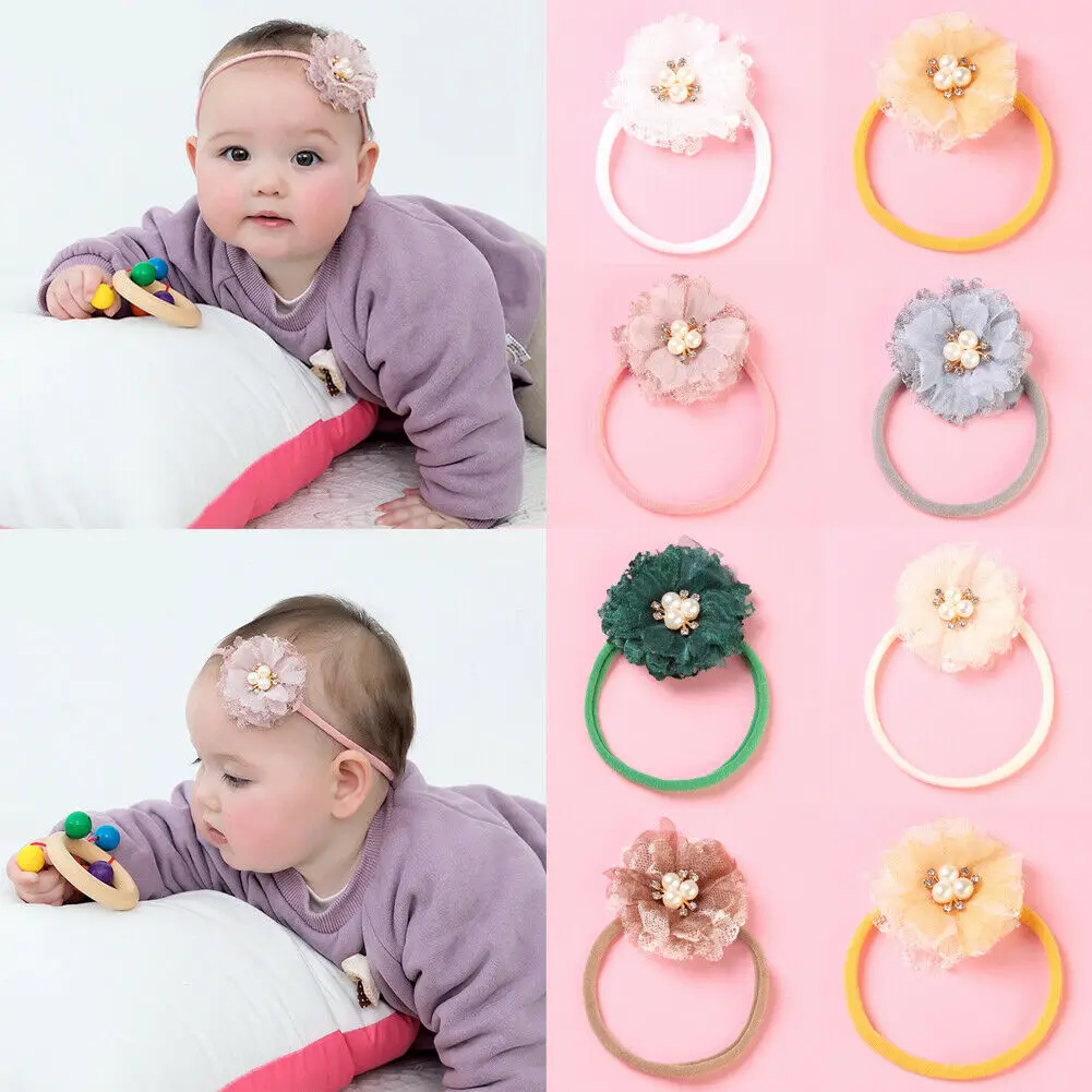 2019 Детские аксессуары шифоновые резинки для волос эластичная резинка веревка