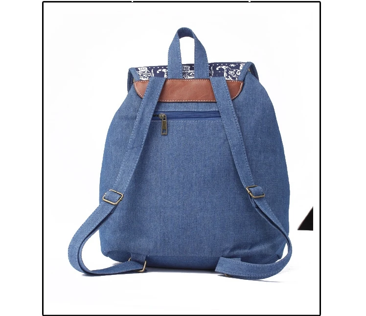 TMYOY модный джинсовый мужской рюкзак для путешествий Back Pack текстильные школьные