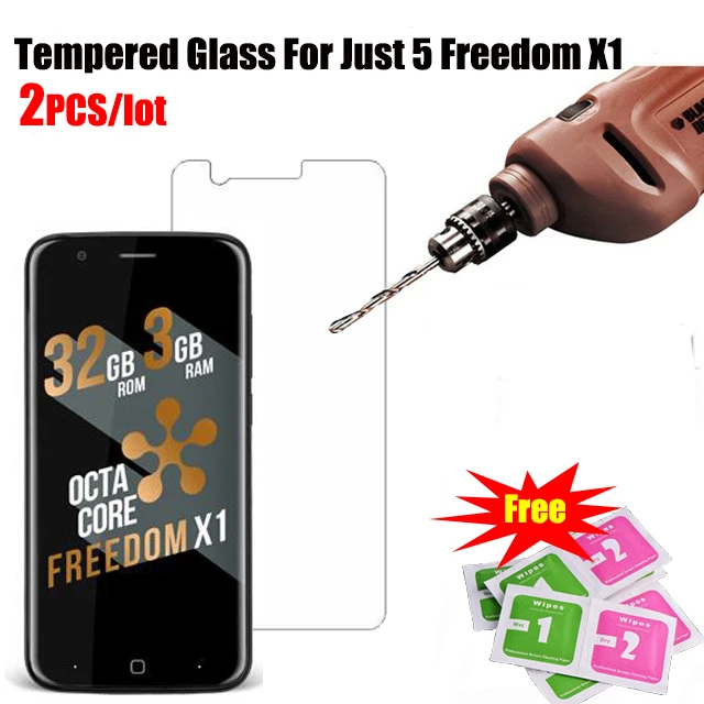 Just5 Freedom X1 закаленное стекло Новинка Высокое качество прозрачная 9H Передняя