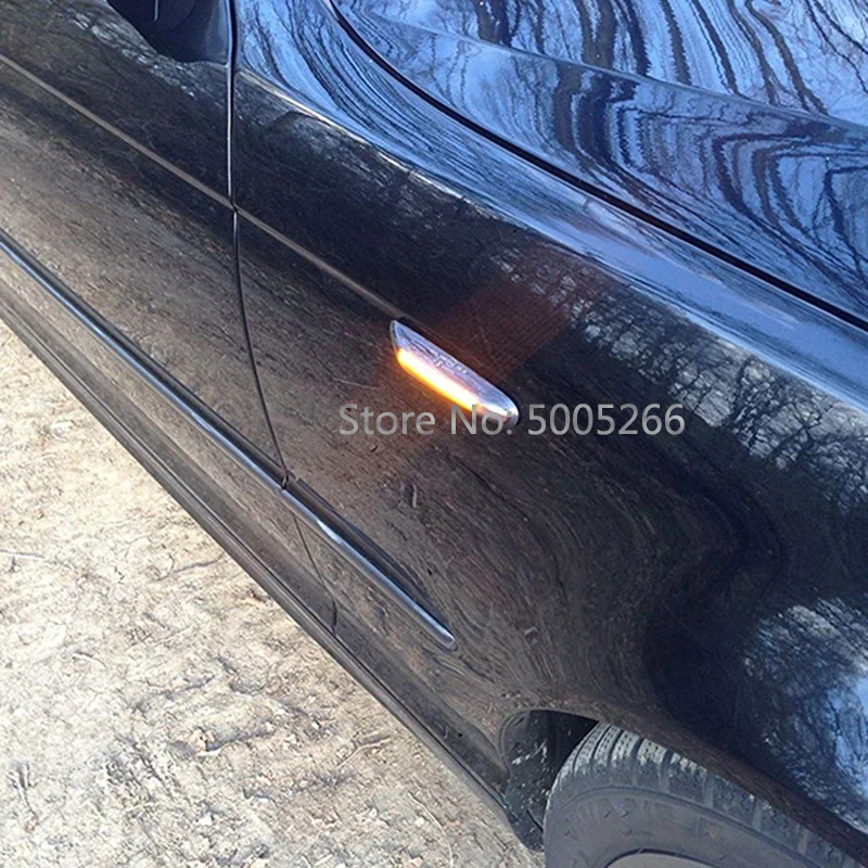 2 шт. светодиодный динамический Боковой габаритный фонарь автомобильный