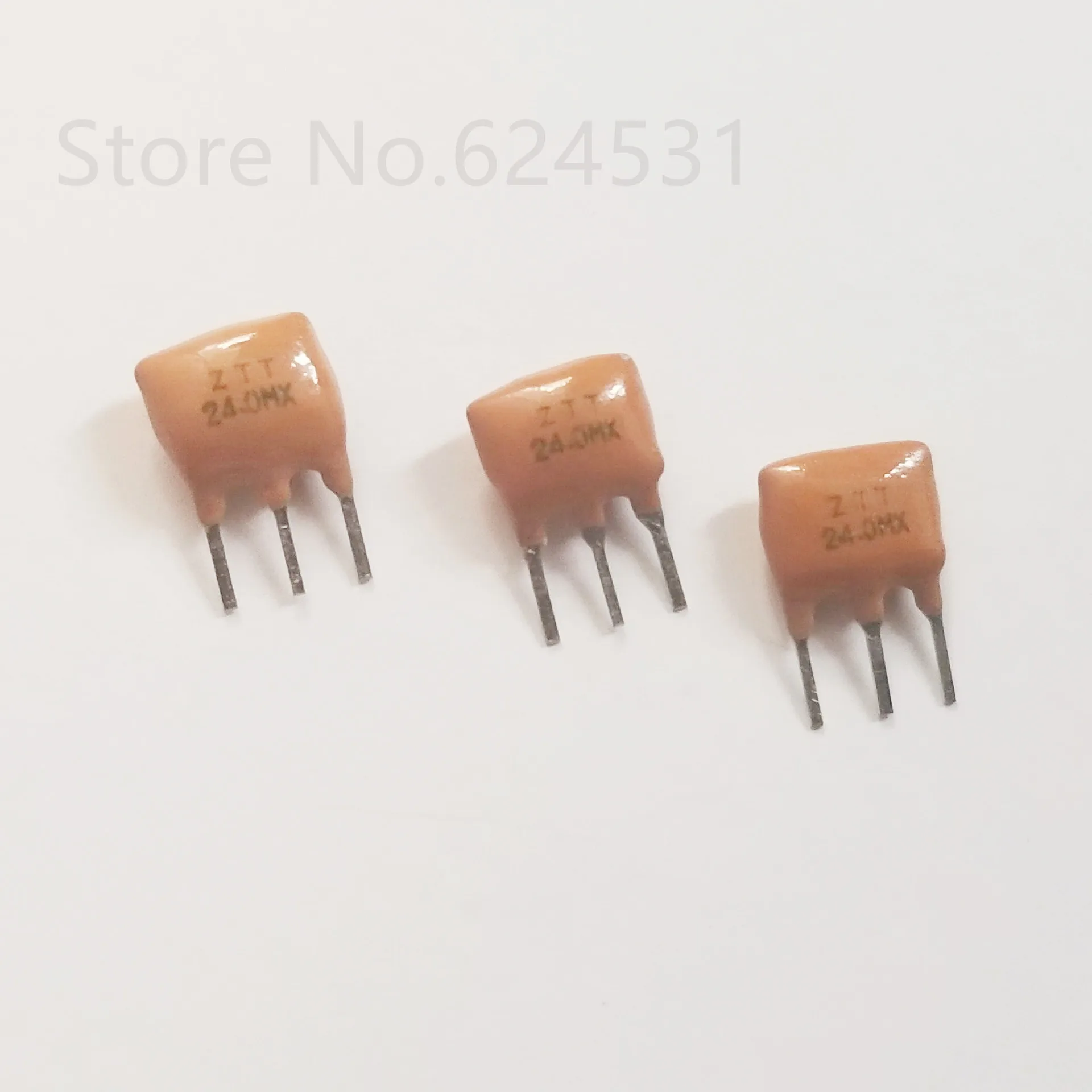 

20pcs DIP ceramic crystal Taozhen ZTT24.0M ZTT24M 24MHZ 3 feet resonance authentic