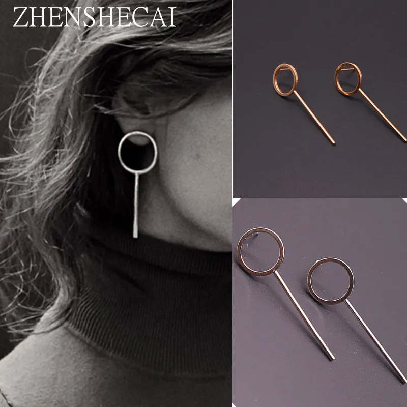 Женские серьги капельки e0332 модные золотистого цвета в простой