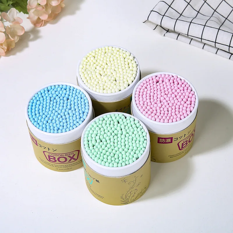 200 шт бамбуковые ватные тампоны деревянные палочки мягкие для чистки ушей Cotonete