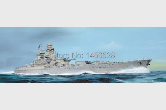 Trumpeter 1/700 05751 французский боевой корабль Richelieu (1946) наборы сборочных моделей
