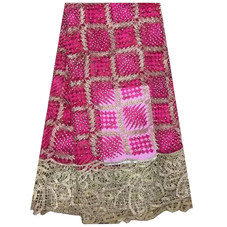 БЕСПЛАТНАЯ ДОСТАВКА! новый дизайн Африканский Высокое Качество чистой Кружевной