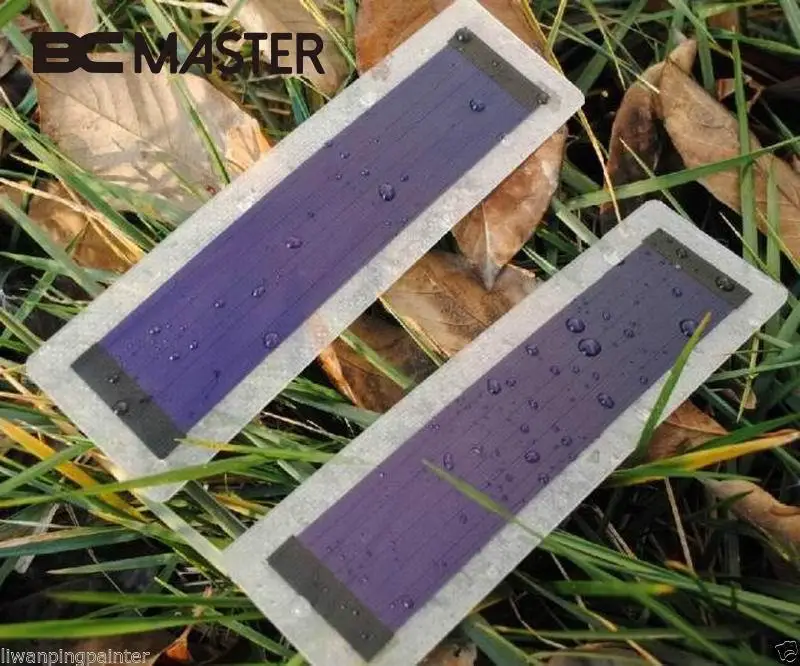 BCMaster 0,5 Вт 2 в водонепроницаемый мини тонкий гибкий солнечная панель батареи банк зарядное устройство DIY модуль для солнечный светильник игрушки