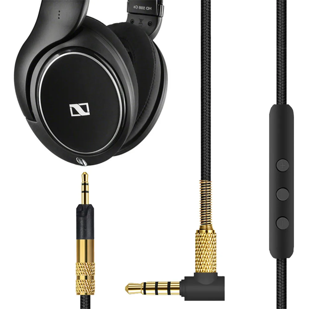 Сменный кабель для Audio-Technica ATH-M50x M40x кабели для наушников наушники гарнитура 3,5 мм до 2,5 мм кабель аудио кабели