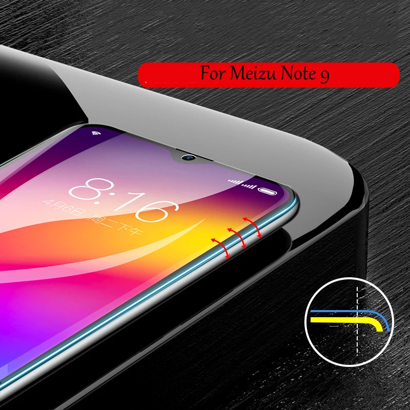 EXUNTON для Meizu Note 9 полное покрытие Гидрогелевая пленка ультра-тонкая мягкая защита