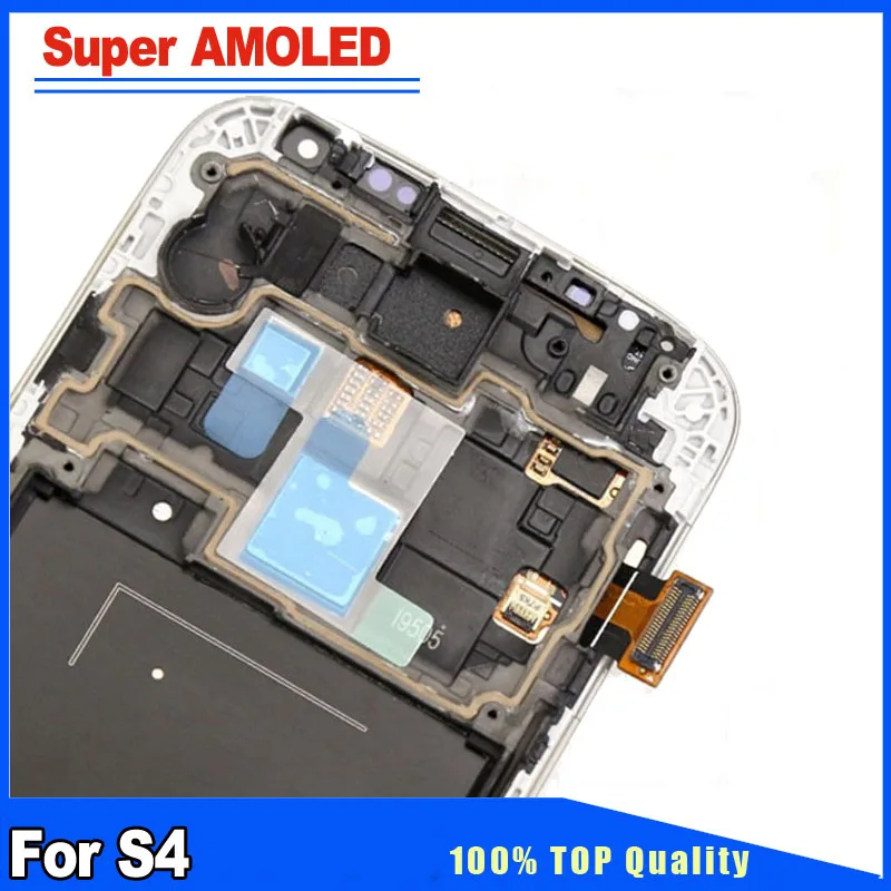 Синий белый для samsung Galaxy S4 i9505 i9500 i337 Super AMOLED ЖК-дисплей Дисплей Сенсорный экран